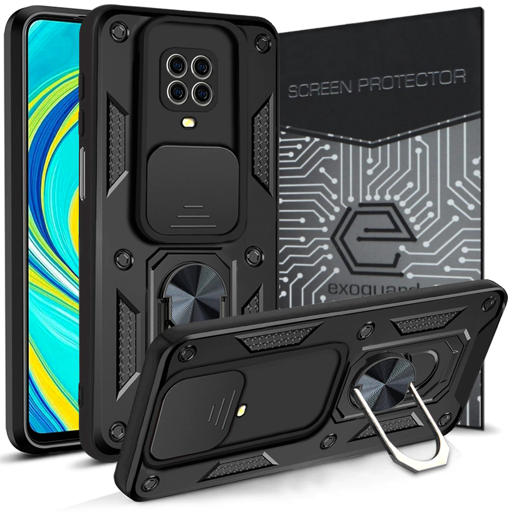 

Etui Pancerne+szkło do Xiaomi Redmi Note 9 Pro