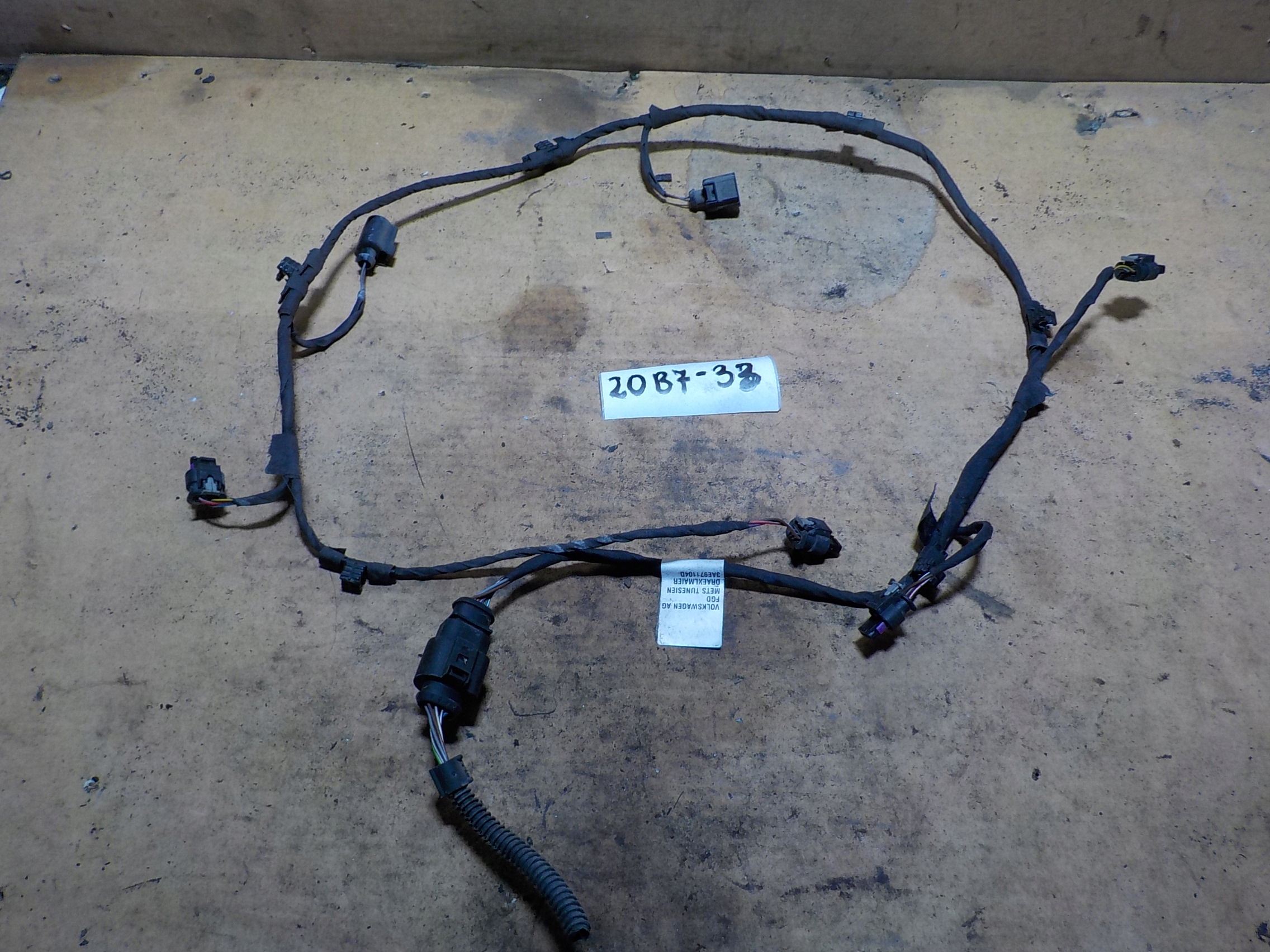 Джгут проводів PDC PASSAT B7 3AE971104D