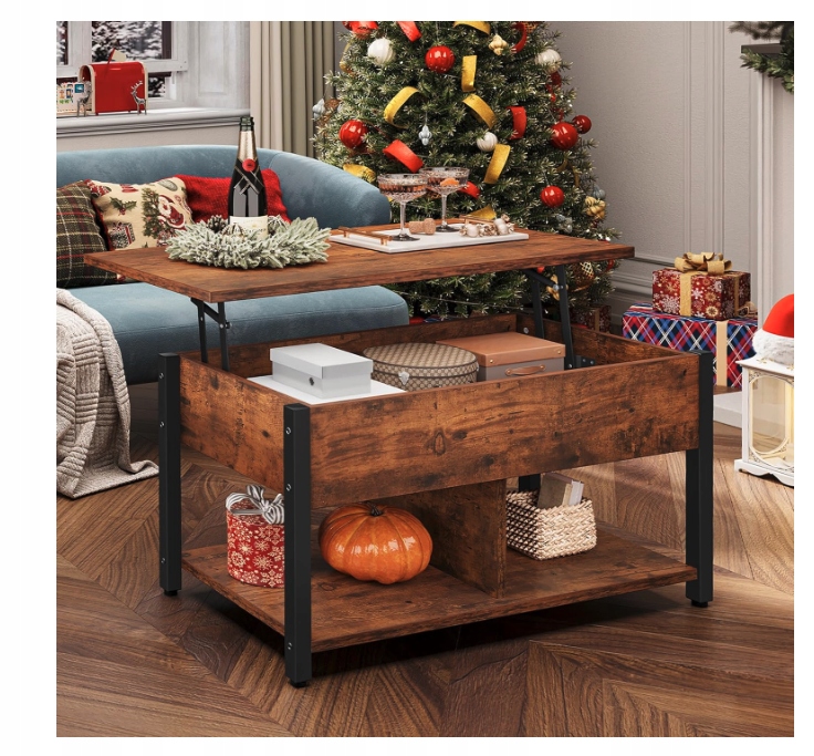 Konferenčný Stolík Lift Top – Easy Lift, Úložný Priestor, Nastaviteľná Výška