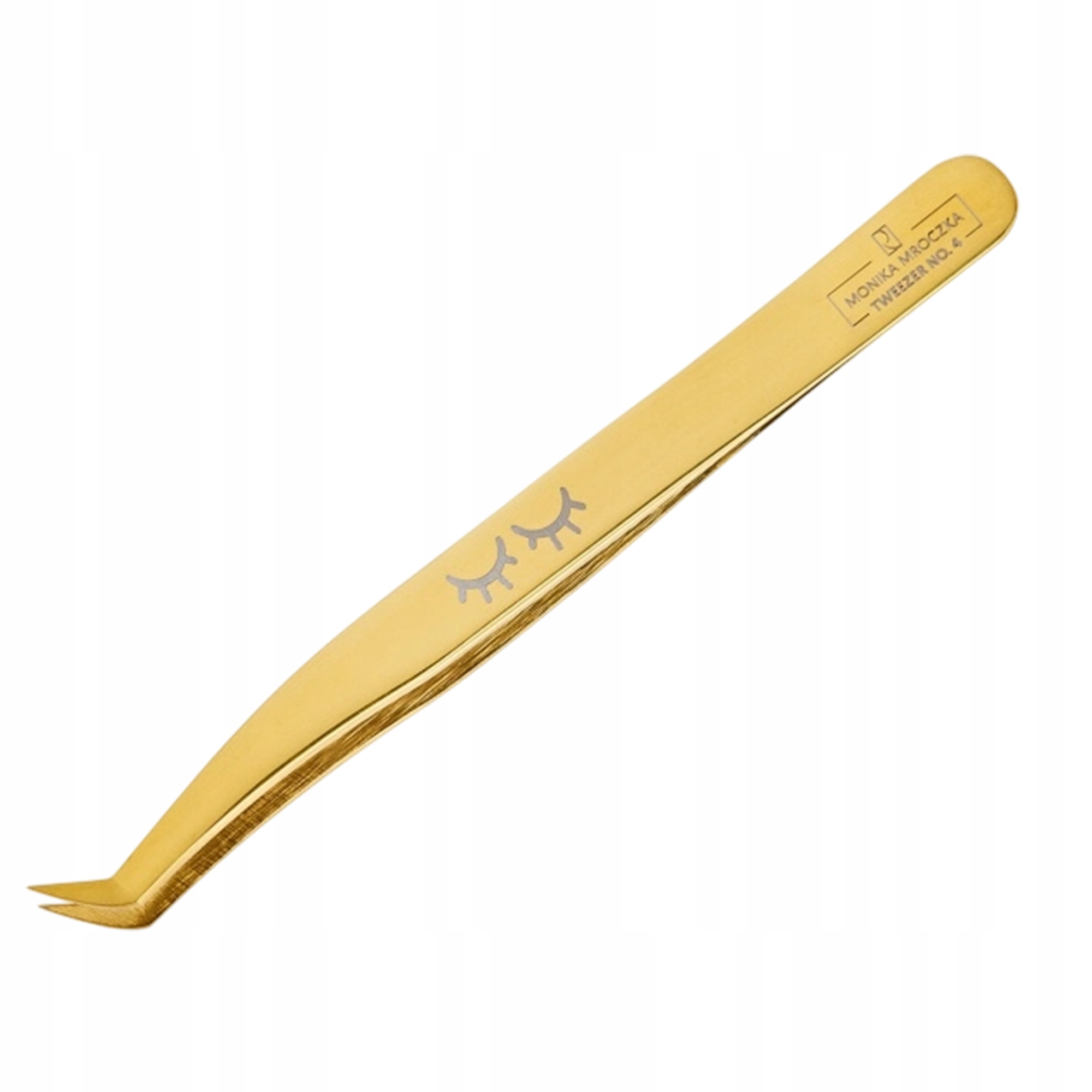 Pęseta do rzęs Tweezer No. 4 Do Stylizacji Rzęs Metoda Objętościowa