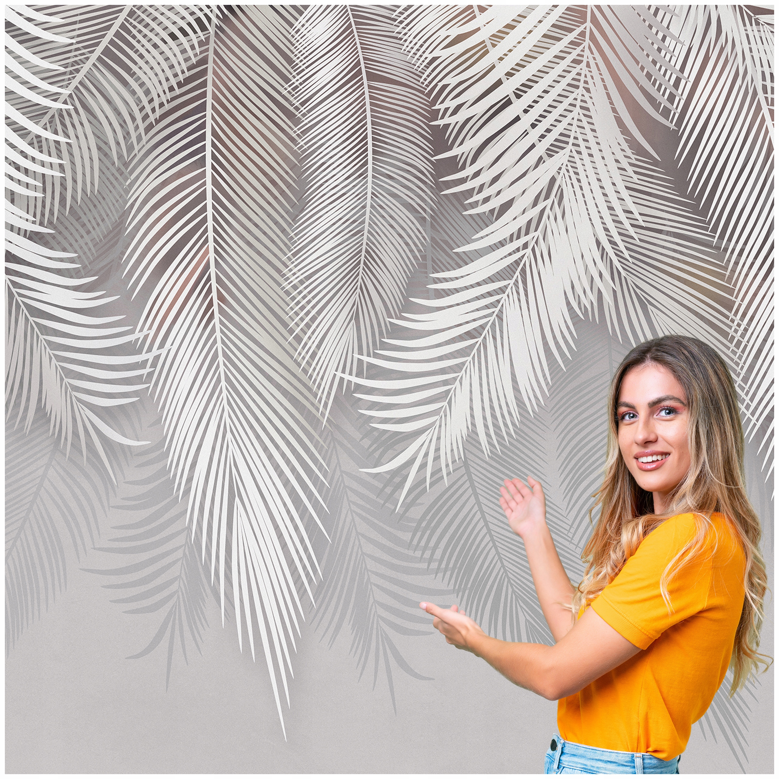 Fototapeta Závěsné Listy Palmy 392x260 01 W