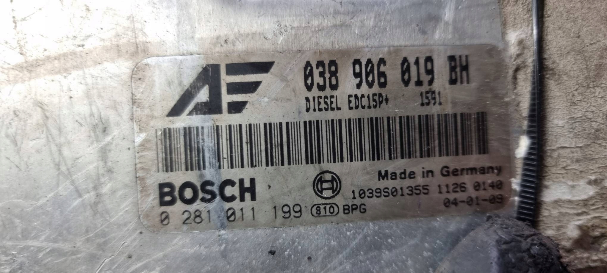 computer 038906019BH VOLKSWAGEN SHARAN and LIFT