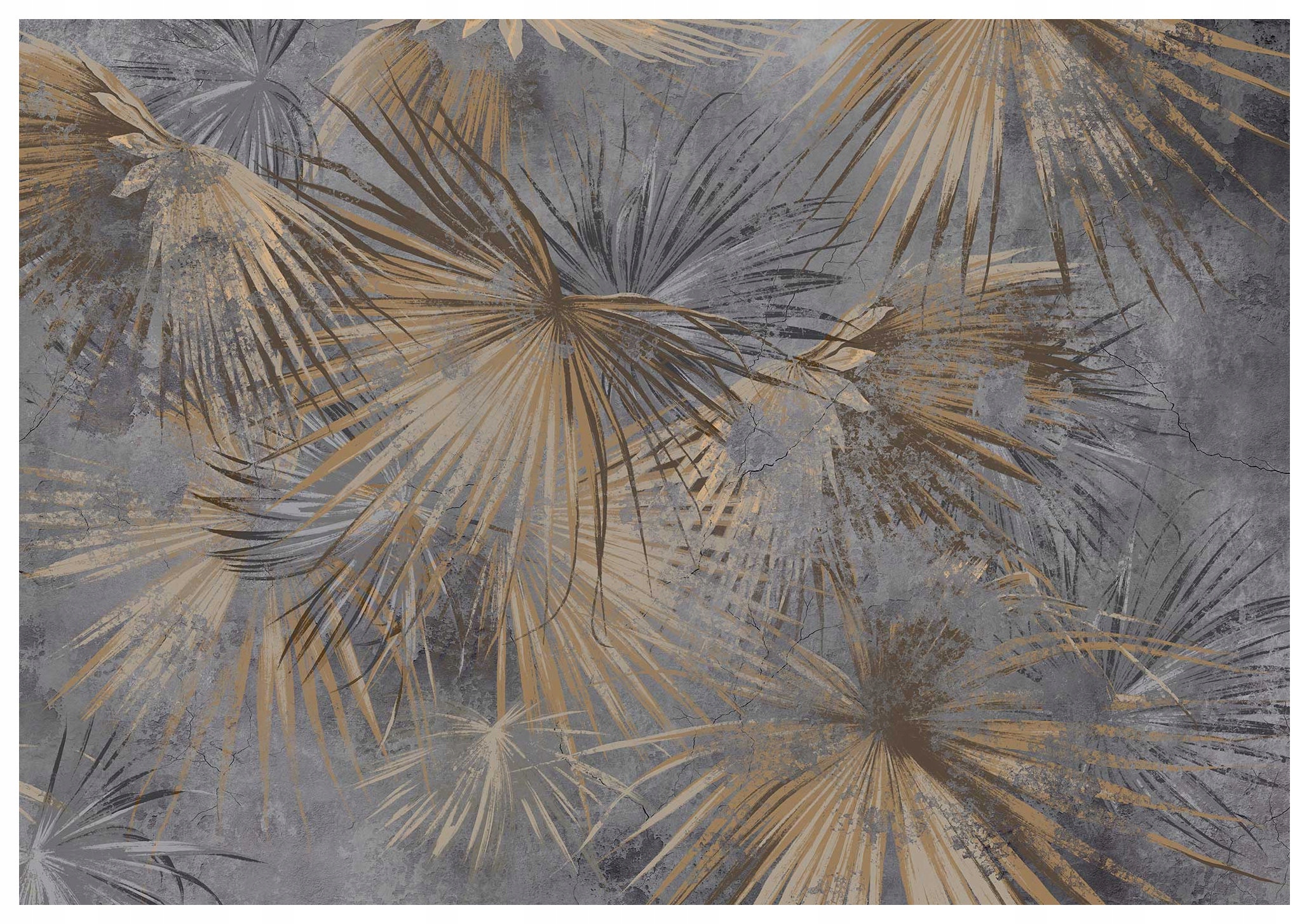 Fototapeta Palmy Beton Listy exotika minimalismus 416x290 pokoj lepidlo