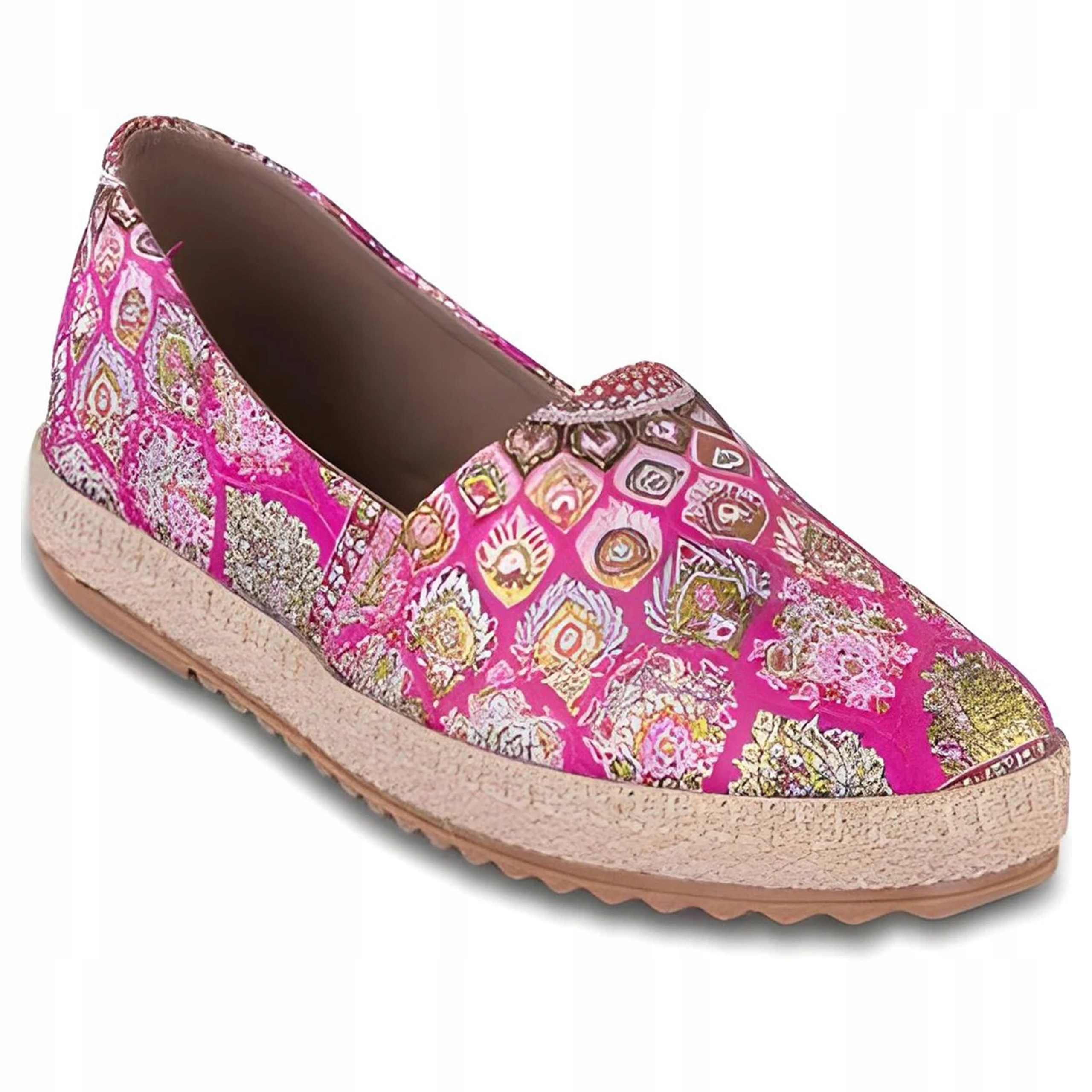 Dámské boty Espadrilky Pohodlné Komfortní Krásné Orientální Vzory Unikátní