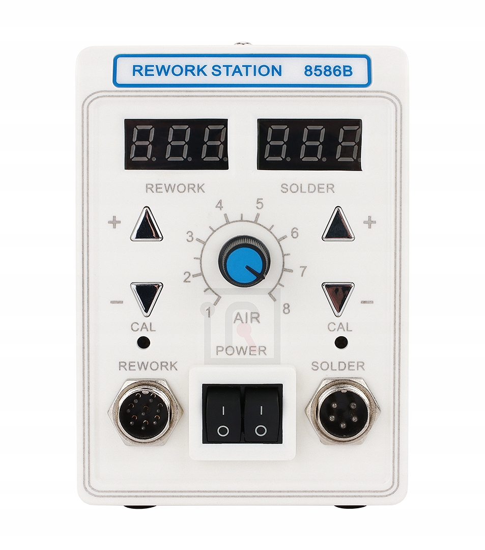 STACJA LUTOWNICZA HOT AIR LUTOWNICA PRECYZYJNA 900M KOLBOWA 8586B 760W 2w1 Model 8586B