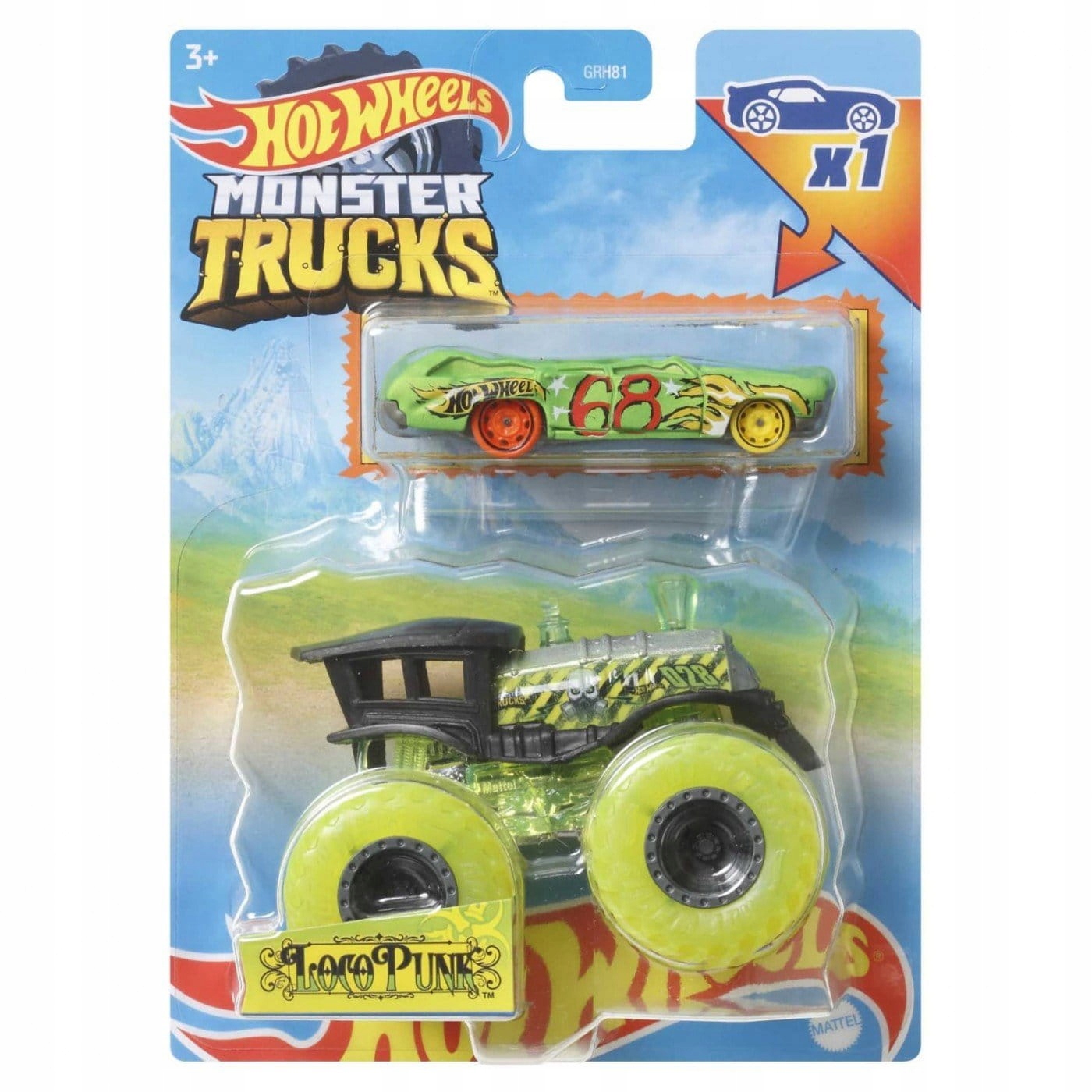 

Hot Wheels Monster Truck Loco Punk, HDC04
