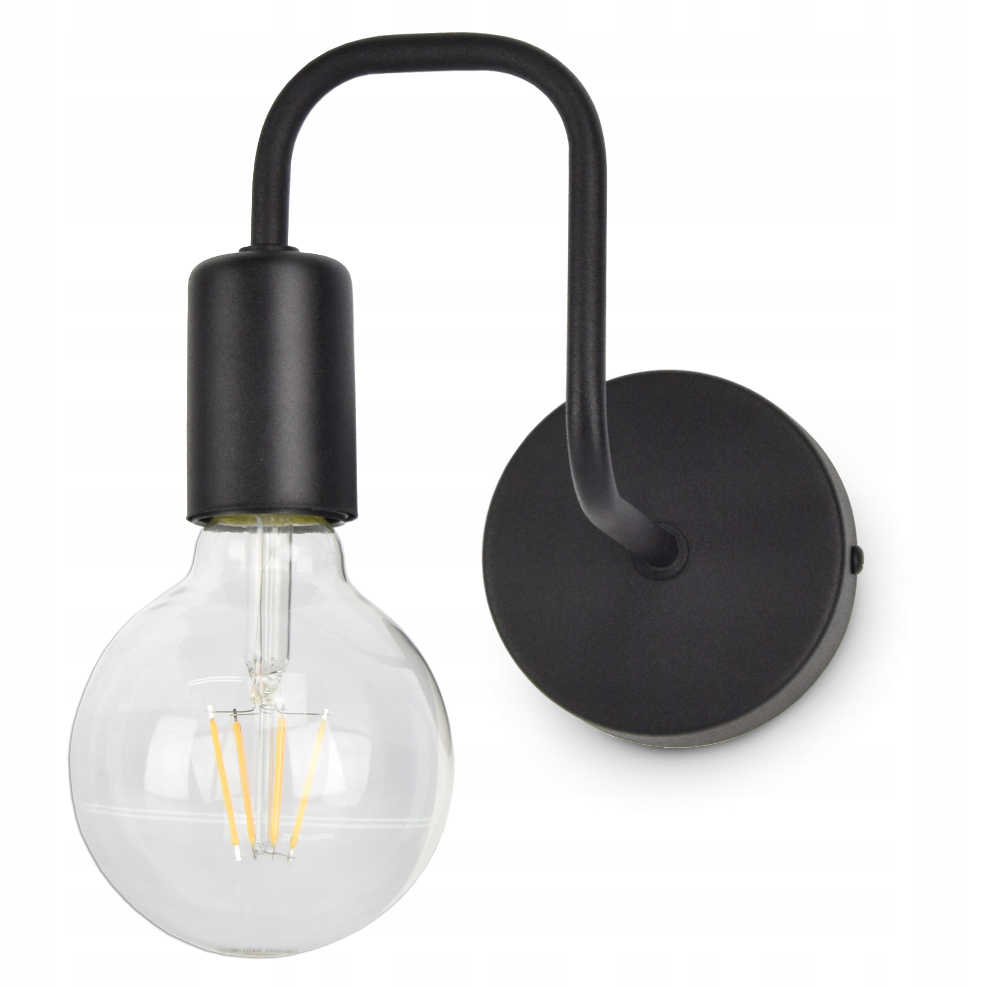 

Kinkiet Lampa ścienna Labirynt Czarna E27 G95 Led