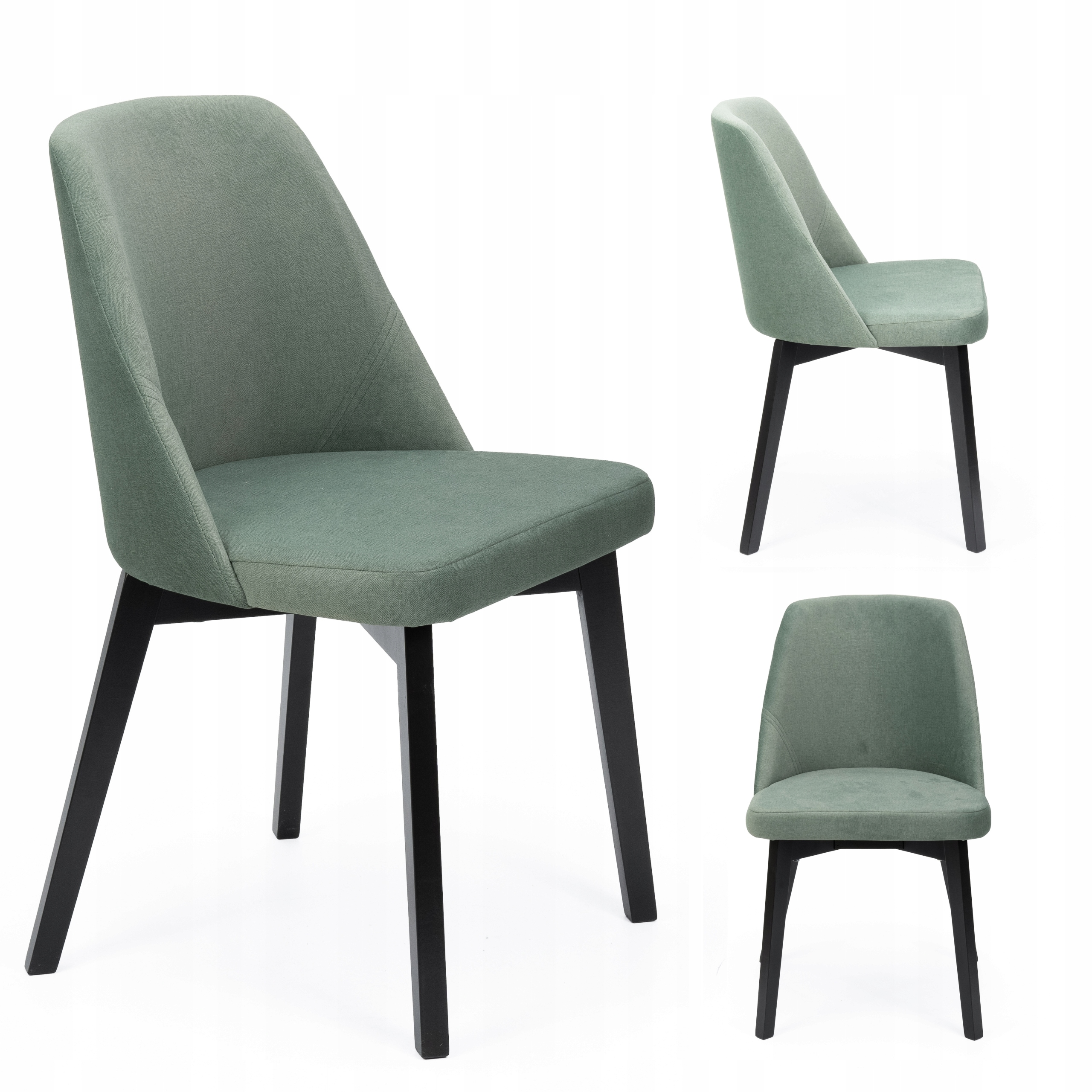 Moderní židle do obývacího pokoje Kancelář Jídelna Výjimečný design BELLUNO1 černá