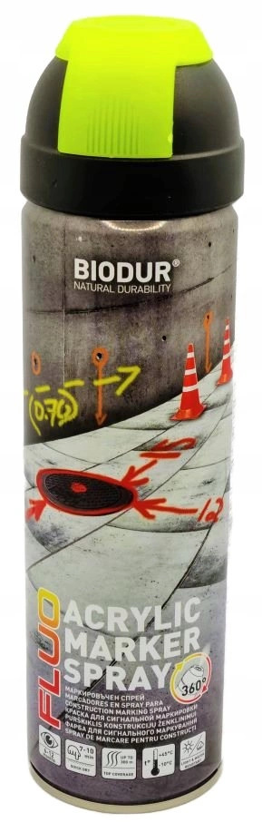 Farba Geodezyjna do znakowania spray leśny 500ml