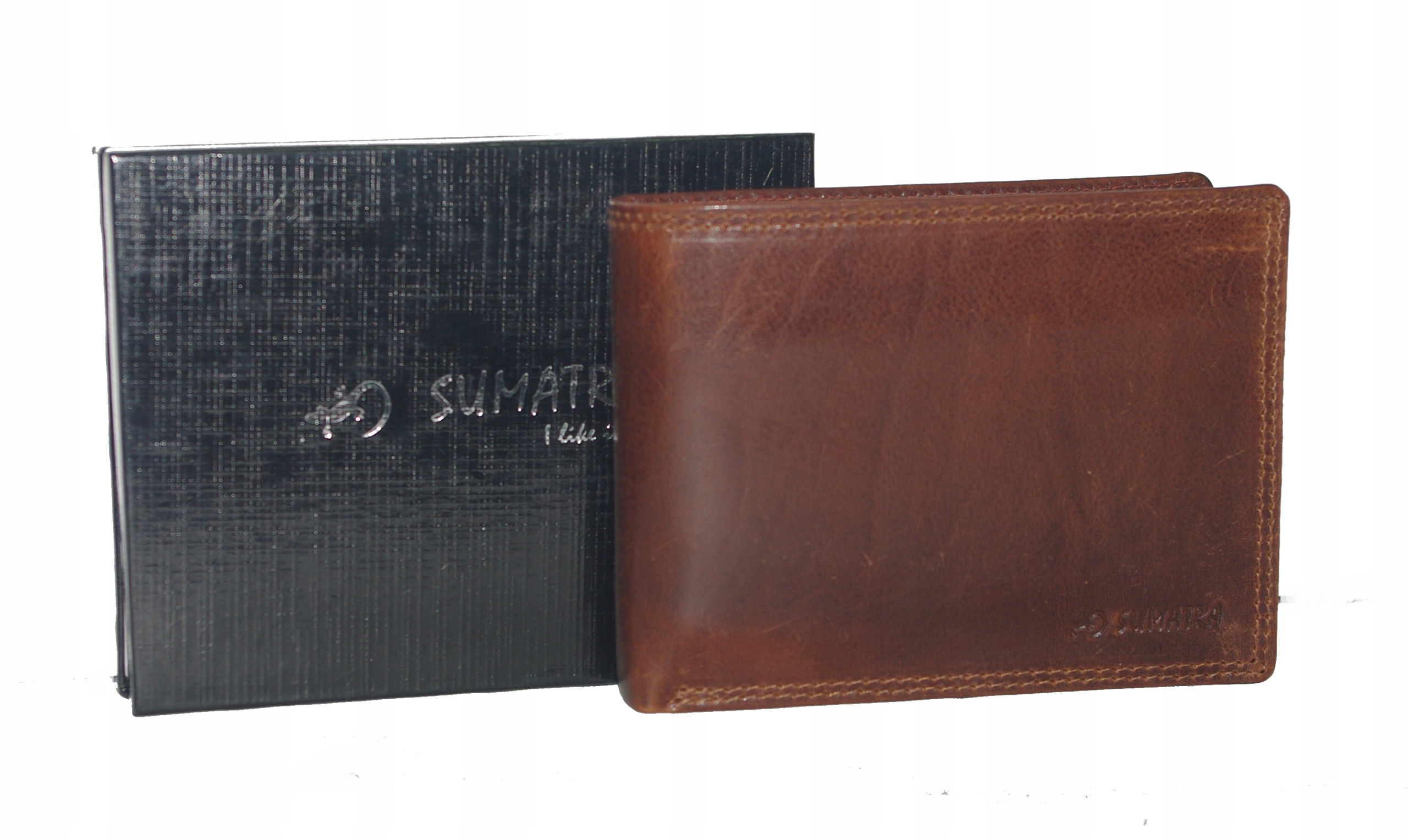 Sumatra pánská peněženka z přírodní kůže, hnědá