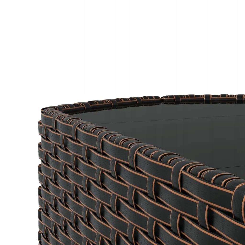 vidaXL 3-cz. zestaw wypoczynkowy do ogrodu, poduszki, brąz, polirattan, 319 Kod producenta 8720845672591