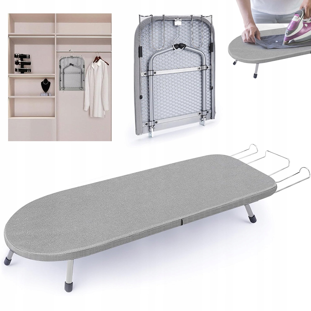 Levně Žehlicí Prkno Kovová Skládací Deska Držák Na Žehličku 83X31 CM