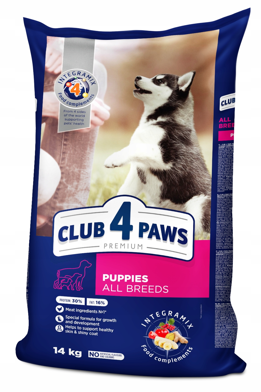 Club 4 Paws Premium sucha karma dla szczeniąt kurczak 14 kg
