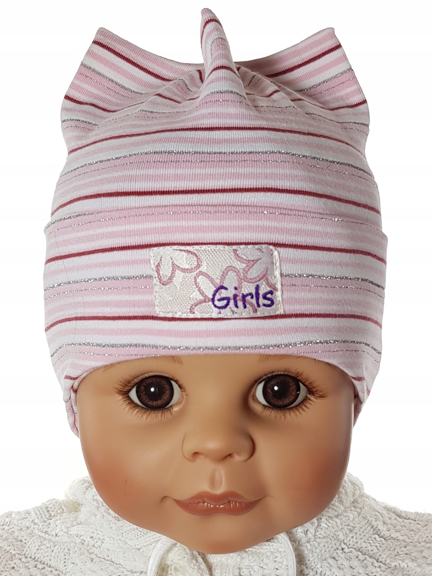 POLSKI PRODUCENT CZAPKA 4ROGI WIĄZANA 0-3LAT 12KOL Rodzaj pozostałe