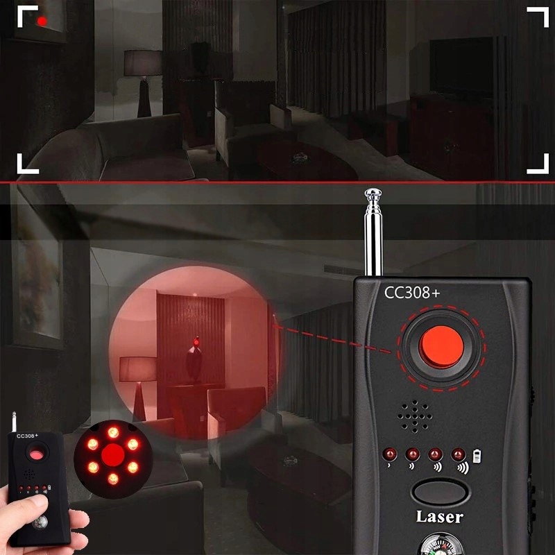 ANTY SZPIEG WYKRYWACZ KAMER PODSŁUCHÓW GPS GSM DETEKTOR LOKALIZATOR LASER EAN (GTIN) 750743287885