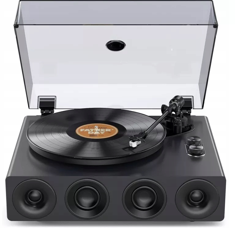 1 By One Gramofon Z Wbudowanymi Głośnikami