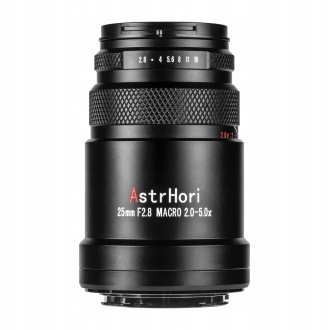 Obiektyw AstrHori Mf 25 mm f/2,8 Full-frame Macro do Sony E