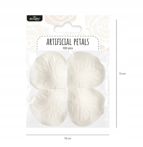 Konfetti płatki róż na walentynki 100 szt ecru Kod producenta 511570_5115708