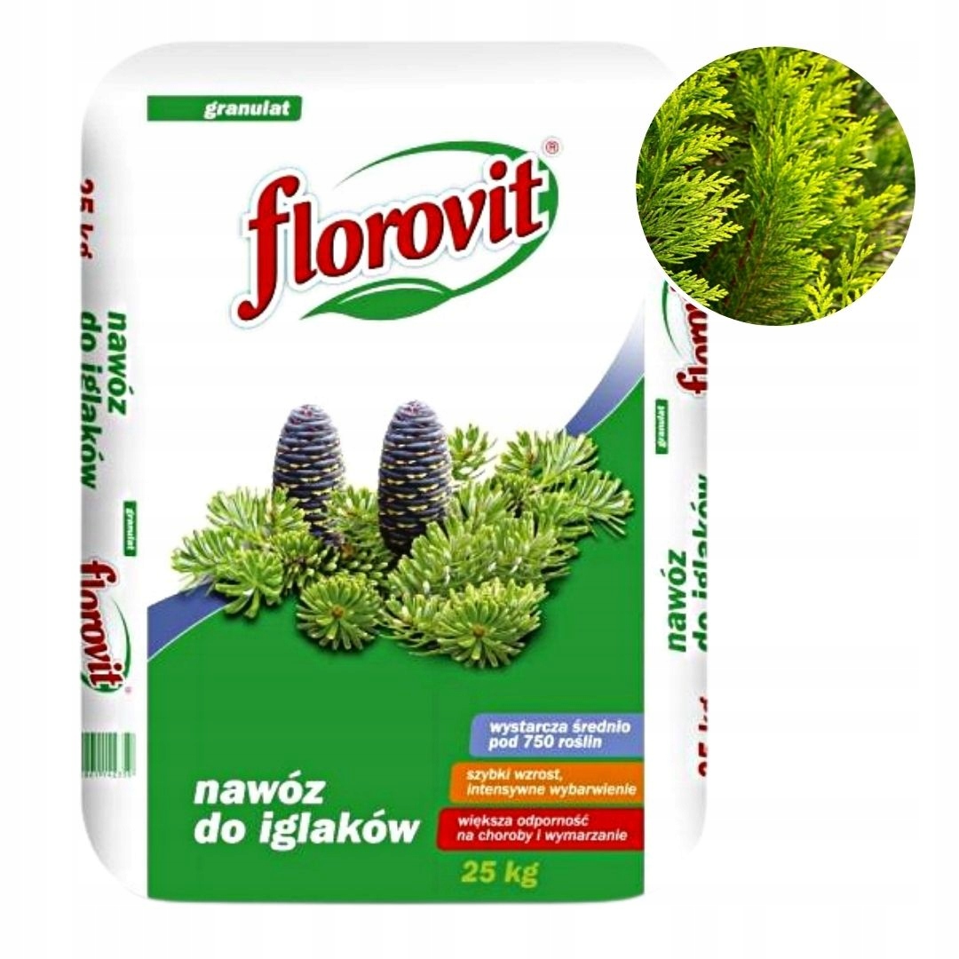 

Nawóz do iglaków roślin iglastych Florovit 25kg
