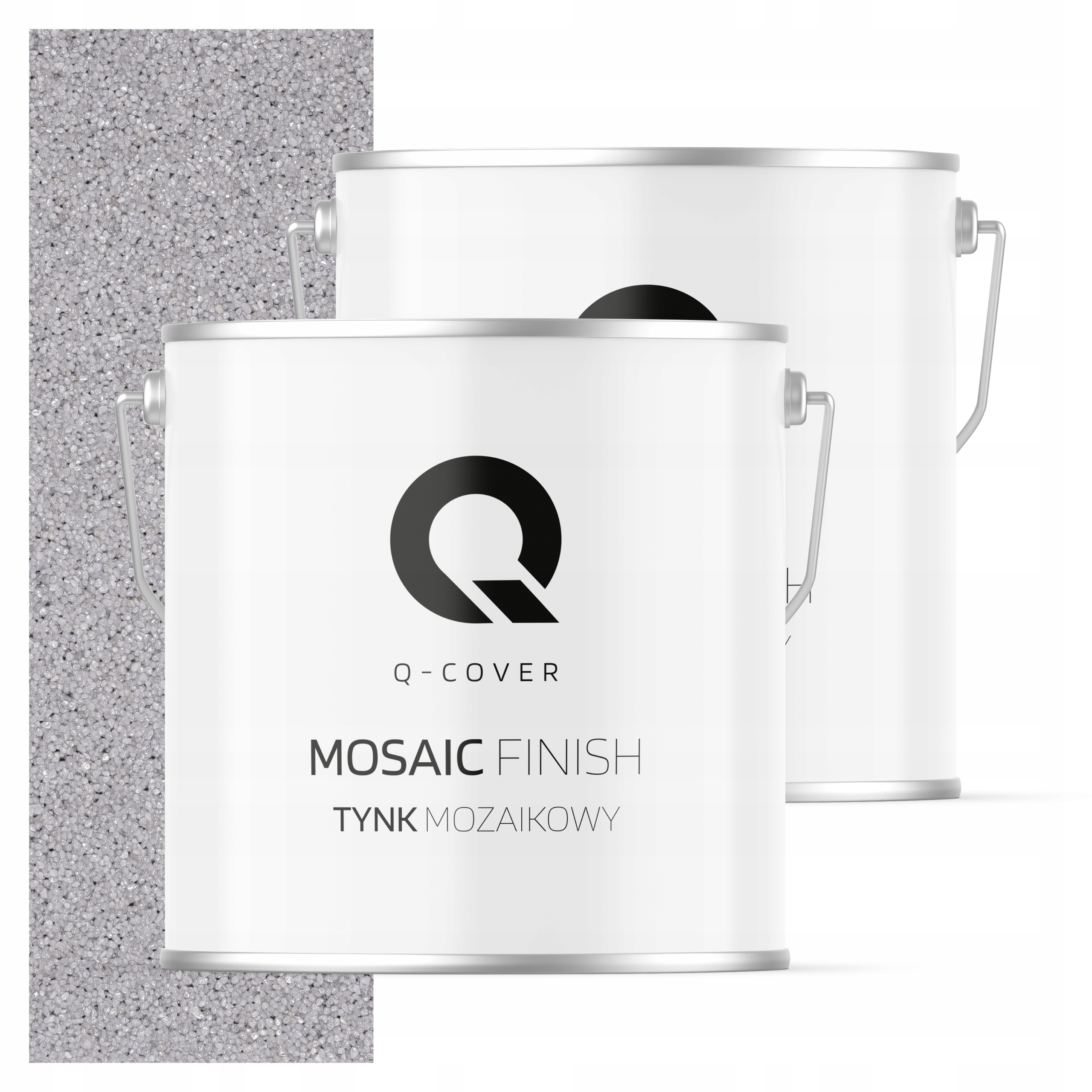 Mozaiková Omítka Mozaika 7KG Šedá M03 Ozdobná Pryskyřičná Fasáda Premium