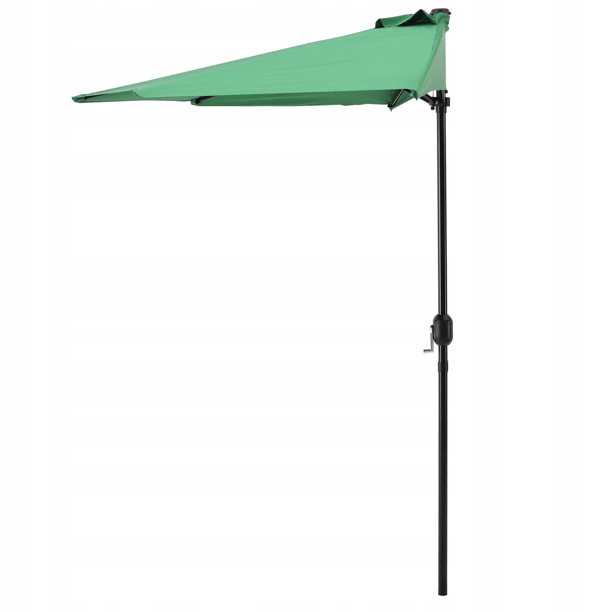 Parasol Balkonowy Tarasowy 300cm Półokrągły, Kolor Zielony