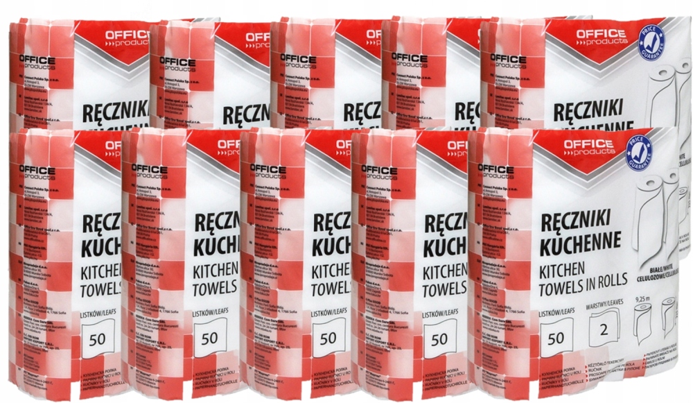 

Ręcznik papierowy kuchenny Office Products 20rolek