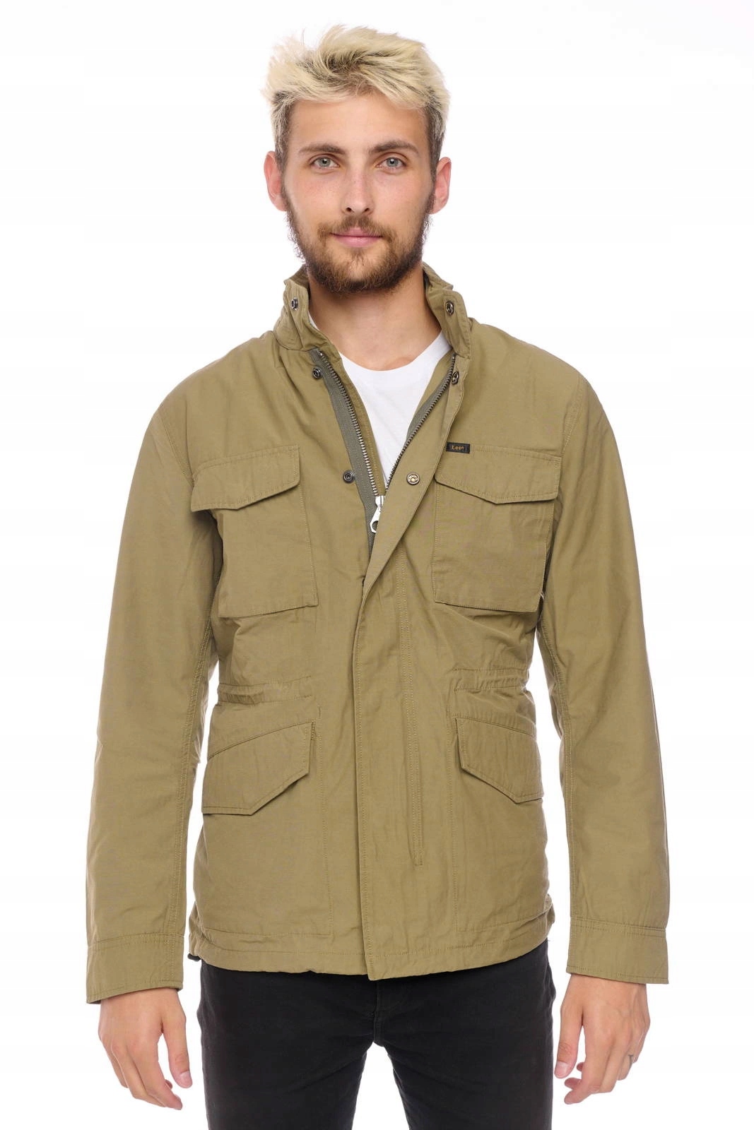 Pánská přechodová bunda Lee Field Jacket Utility Green L88RCYNG S