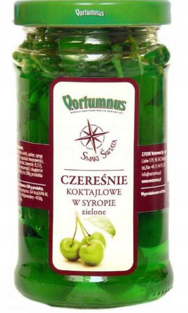 Třešně koktalové zelené 420 g Vortumnus