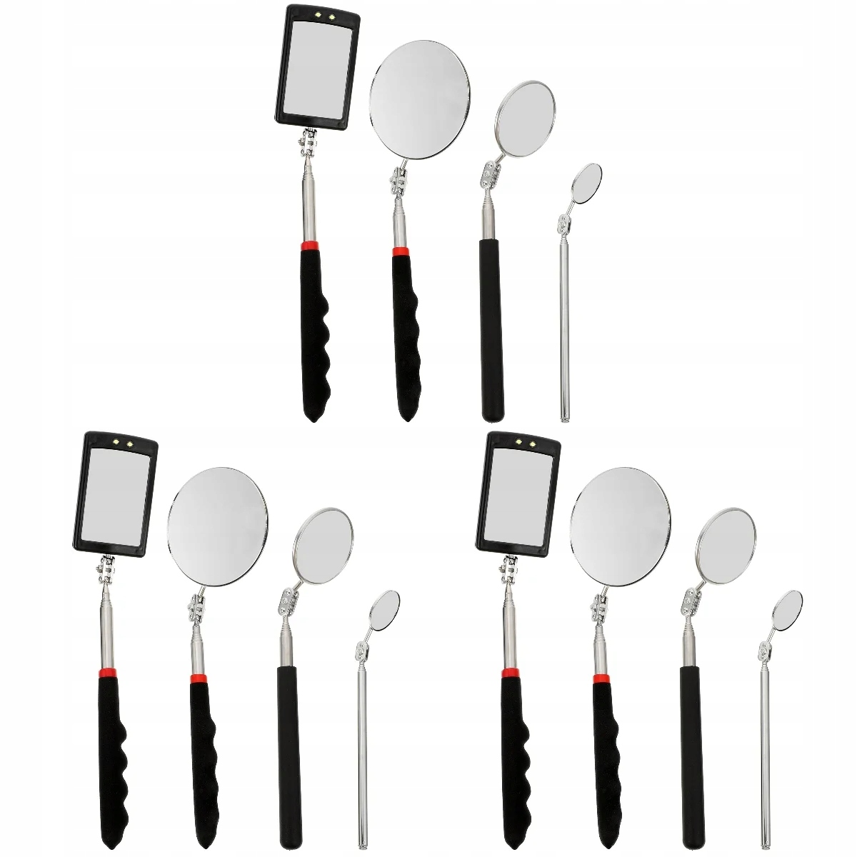 LUSTERKA SAMOCHODOWE RĘCZNE LUSTERKA INSPEKCYJNE 12 SZT