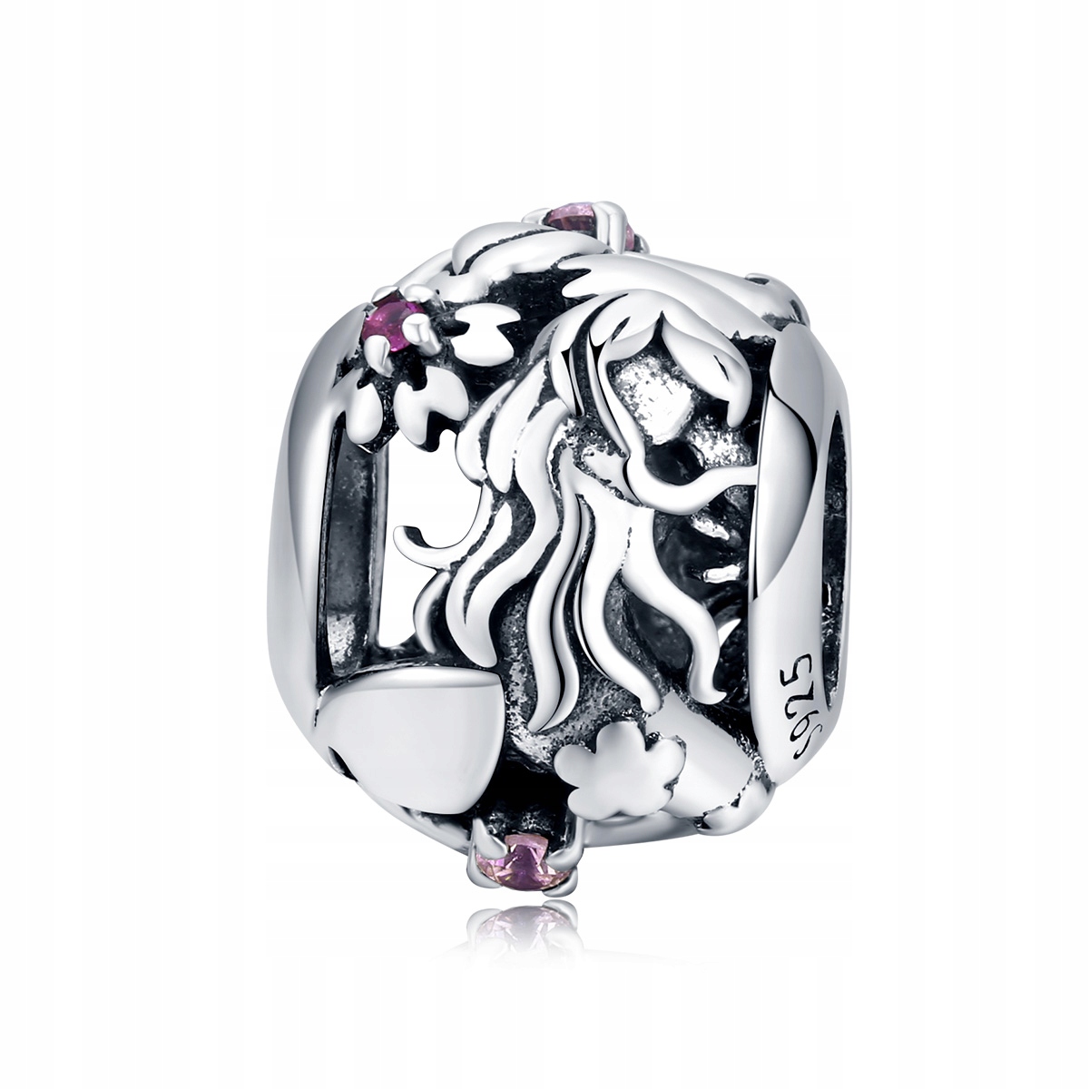 

Charms koralik Bransoletki Syrenka srebro pr.925