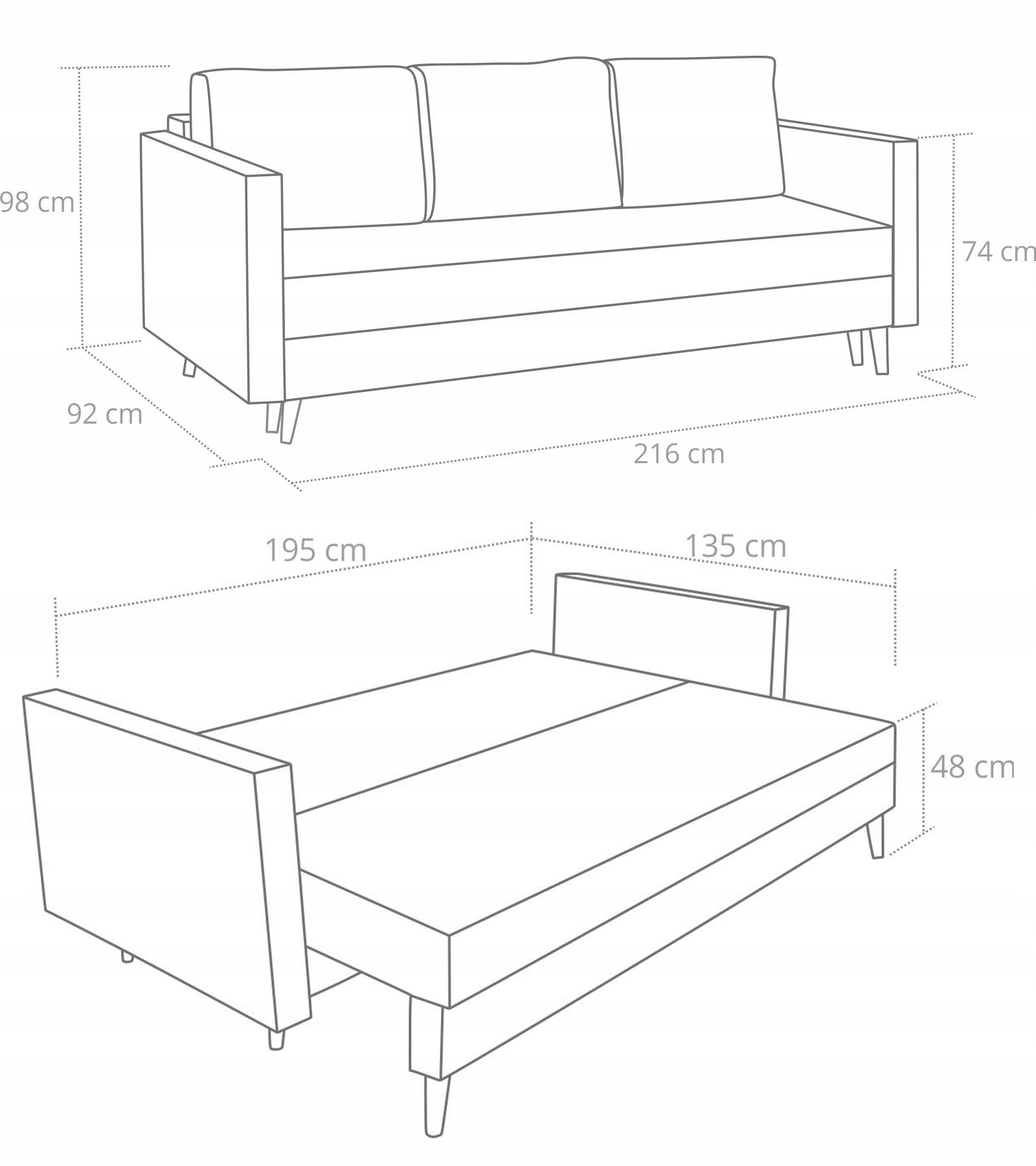 ZESTAW WYPOCZYNKOWY SOFA + 2 FOTELE USZAK+PODNÓŻEK Liczba elementów w zestawie 5