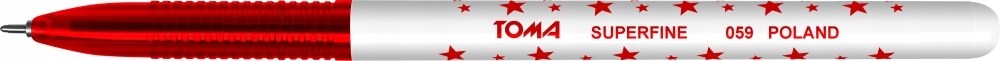 Toma Długopis w gwiazdki TO-059 czerwony 20 szt Kod producenta TO-059