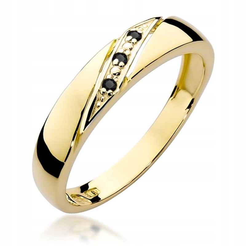 ZŁOTY PIERŚCIONEK ZARĘCZYNOWY 585 BRYLANTY 0,02ct