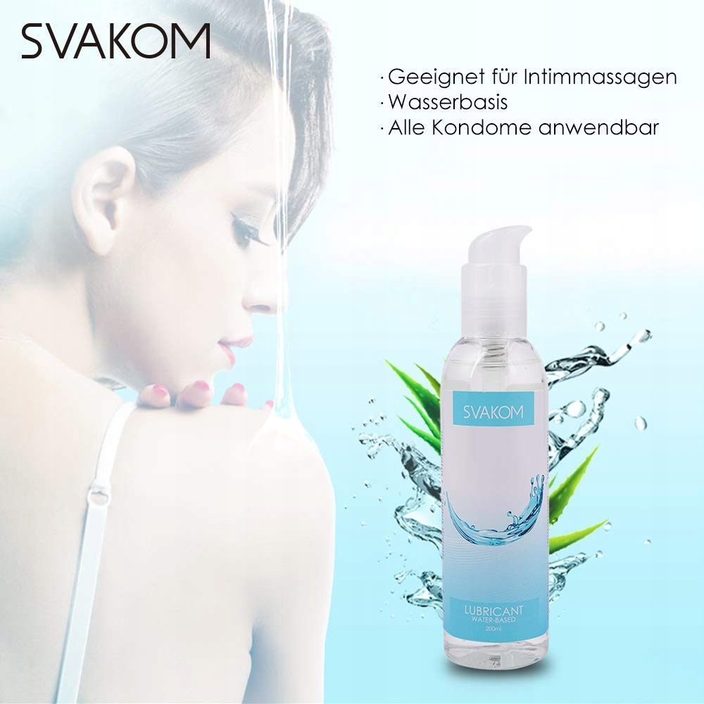 SVAKOM Gleitgel Wodna Baza Neutralna 200ml Lubrykant Silikonowy — miniatura 6