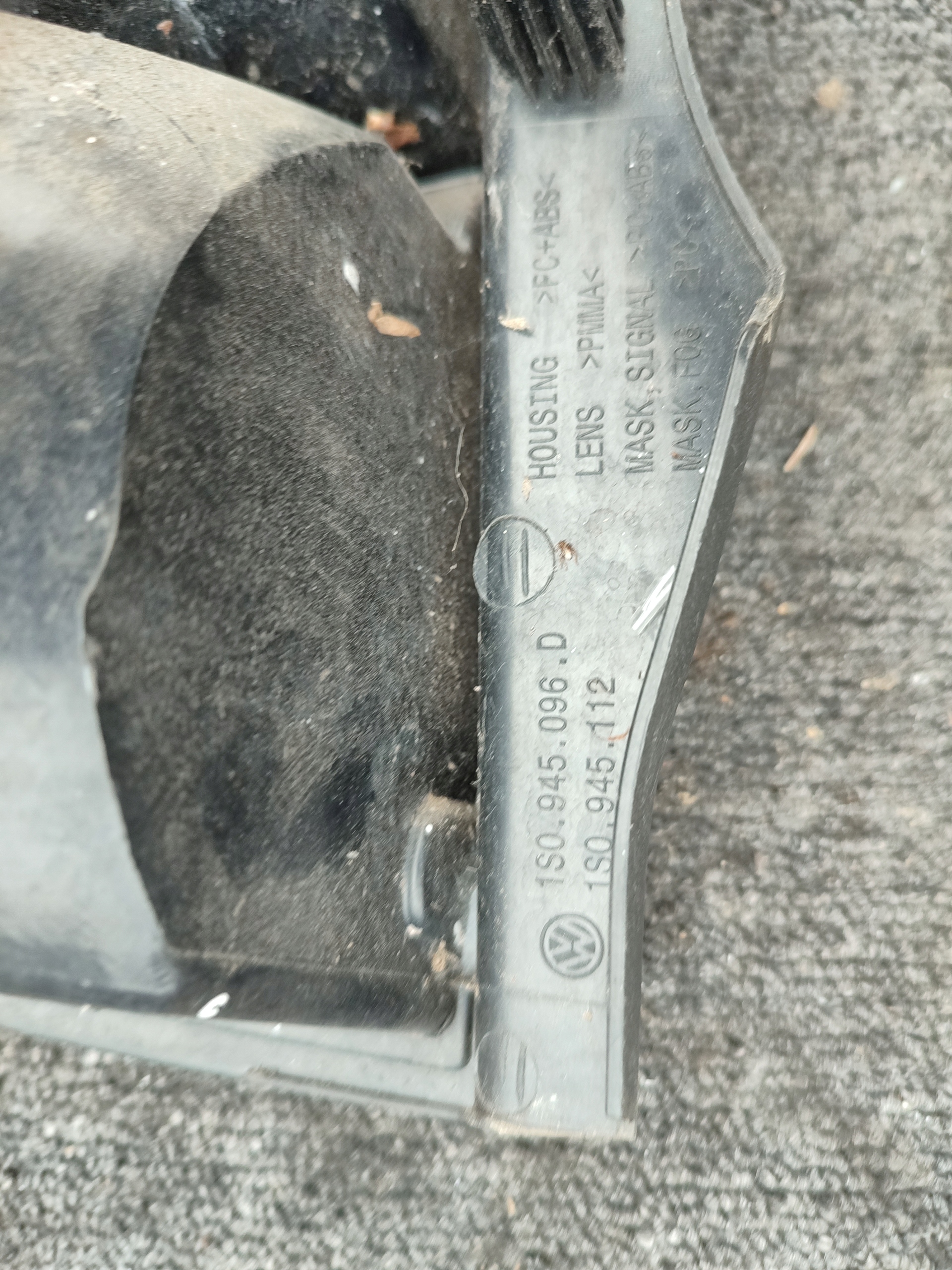 light right rear part right rear Volkswagen UP 1S0945096D 1S0945112