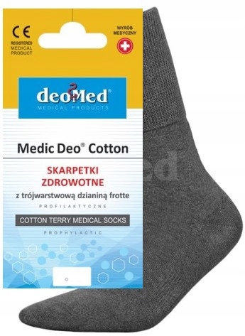 

Skarpety Zdrowotne Medic Deo Cotton Grube Frotte