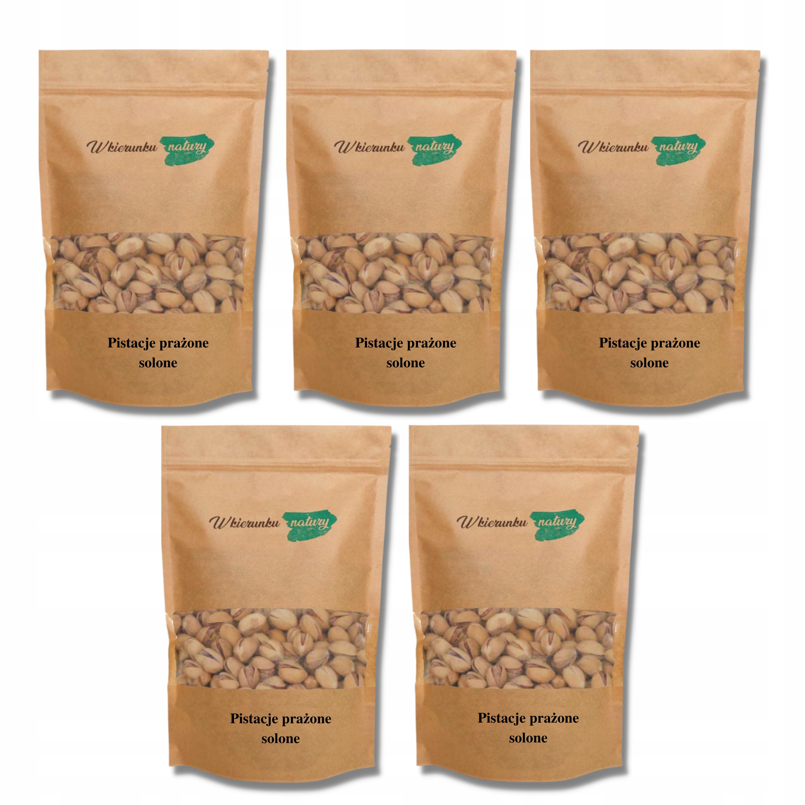 Levně Pistácie Pražené Solené 5 kg Lahodné čerstvé sada 5x1 kg