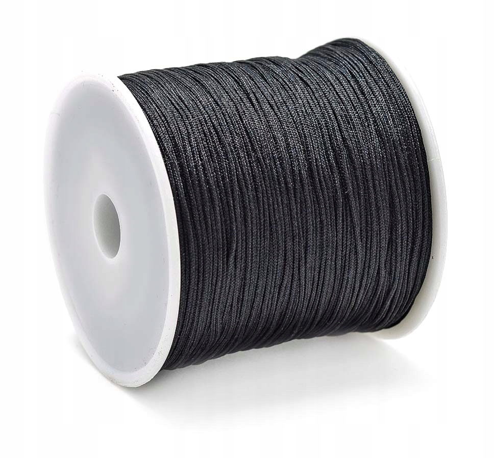 P01/1 0,7mm Šnurek nylonový 100m Černý tavný