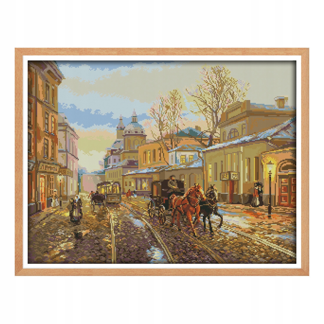 Křížková výšivka počítaná sada (kanva, mulina)