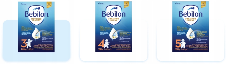 Bebilon 3 Advance Pronutra Junior po 1 roku 1000 g Gramatura 1000 g
