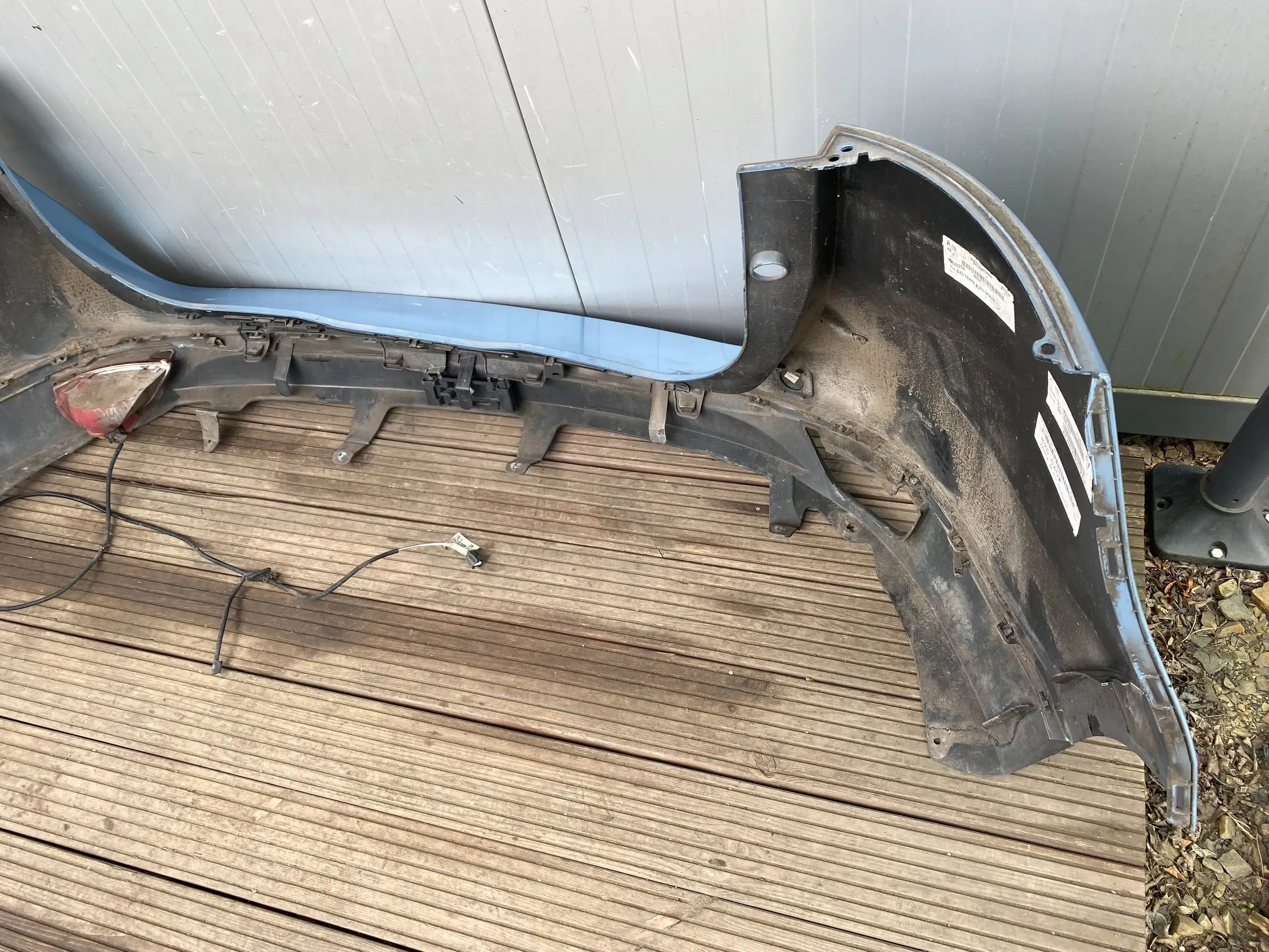 RENAULT SCENIC III complete bumper rear part TERPA
