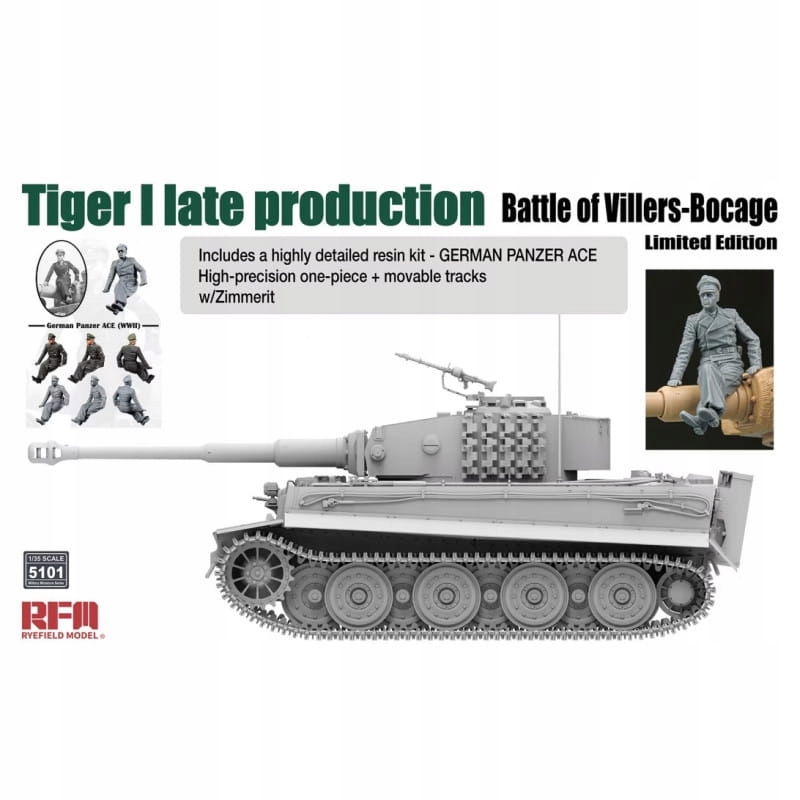 Tiger I Pozdní produkce 1:35 Rye Field Model 5101