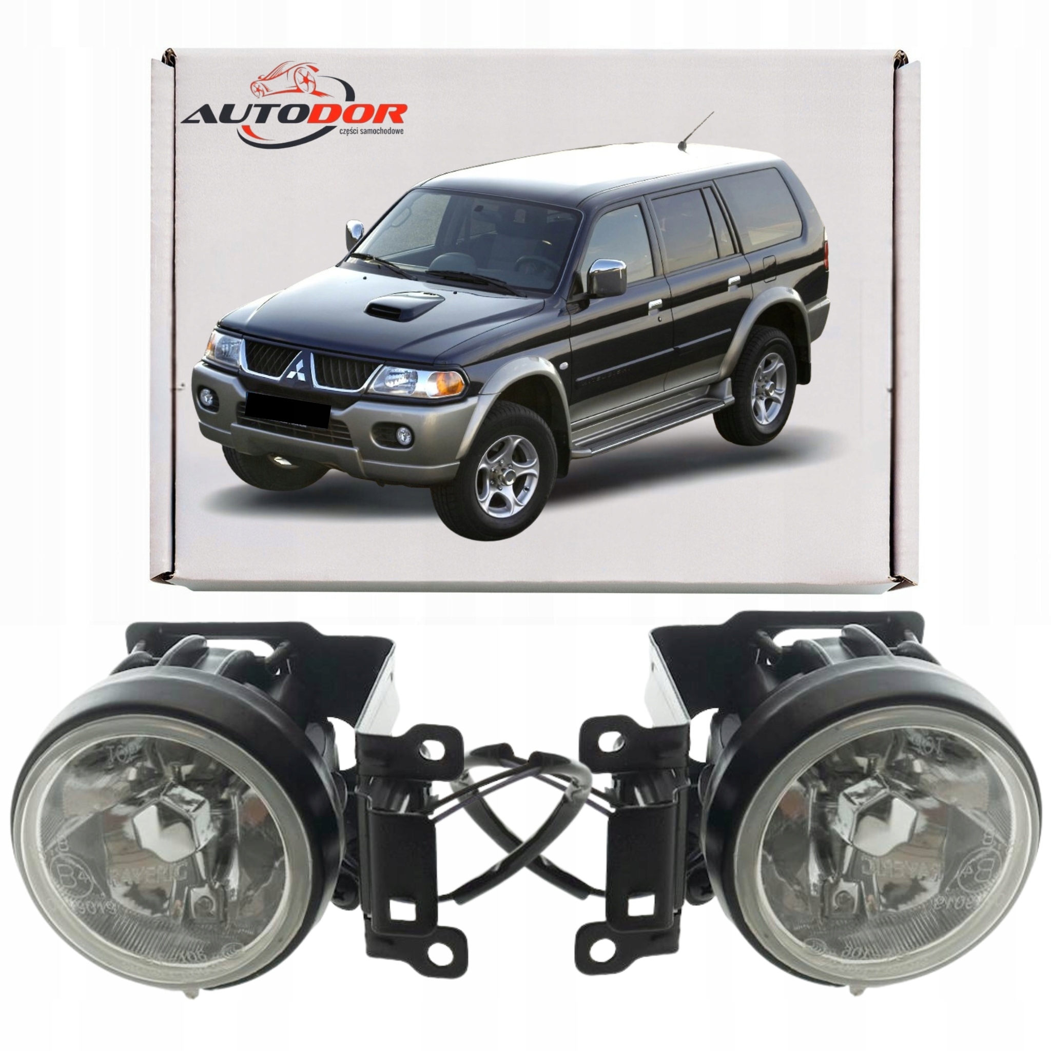 Mitsubishi Pajero Sport 2001- 07 Halogenové Mlhové Světlomety Levá Pravá