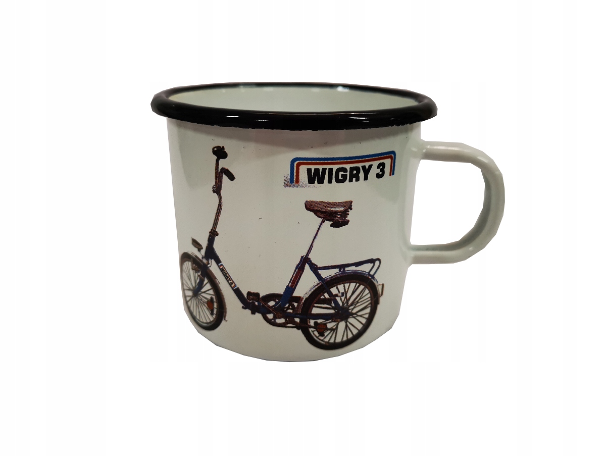 

Wigry 3 kubek emaliowany Prl