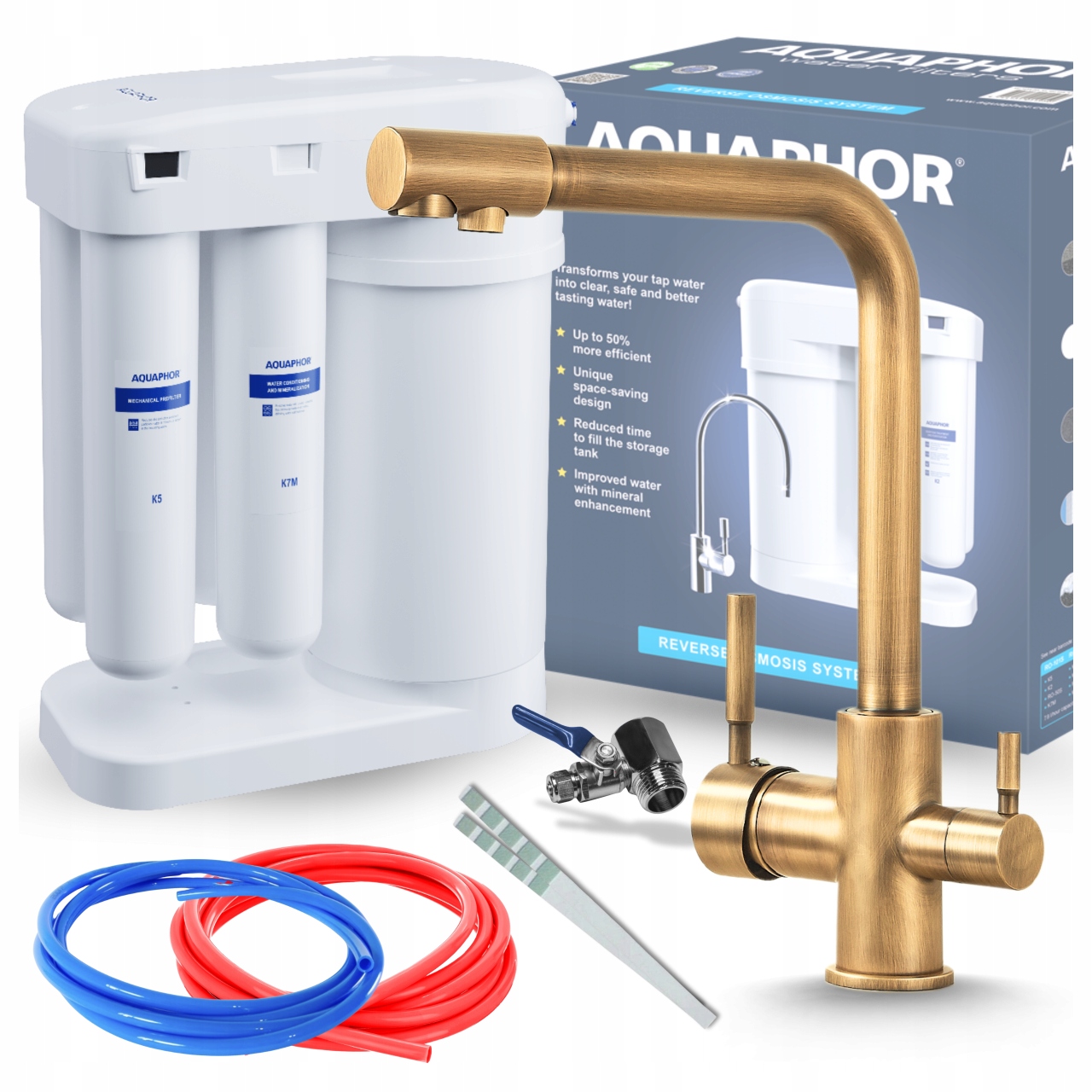 Aquaphor Morion RO101S Filter Reverznej Osmózy Kuchynská Batéria Trojcestná