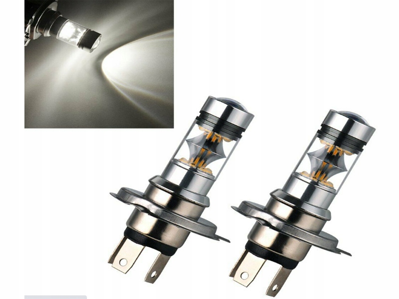 H4 LED ŻARÓWKI 9003 CSP LAMPA HB2 ŻARÓWKA 8000LM 6000K Producent inny