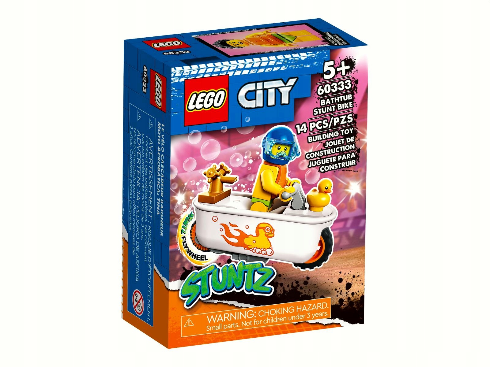 

Lego 60333 City Kaskaderski motocykl wanna Nowe
