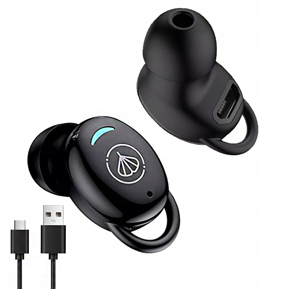 Niedosłyszących Niewidoczne Słuchawki Bluetooth2Szt Tryb Aparatu Słuchowego