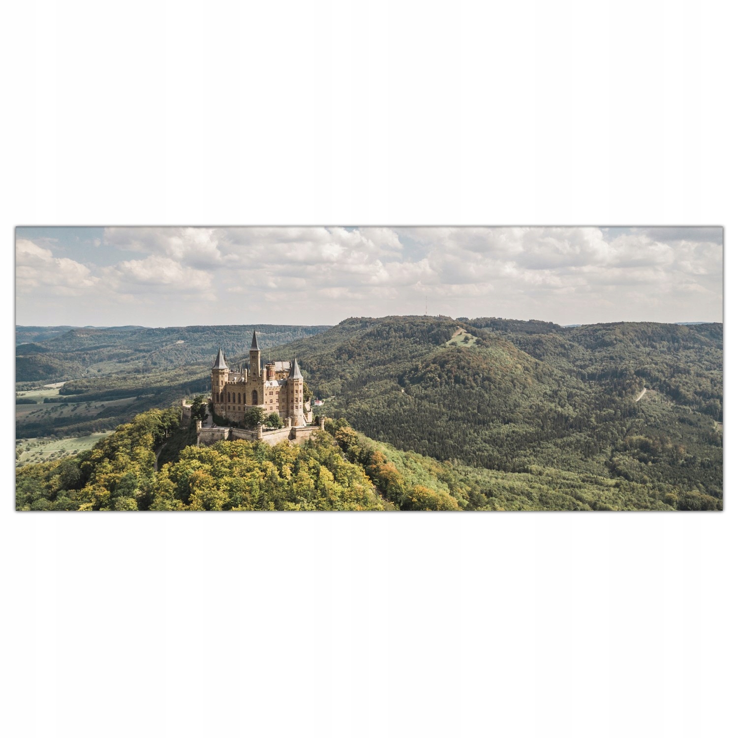 

Obraz na szkle Foto Zamek Góry Krajobraz 125x50