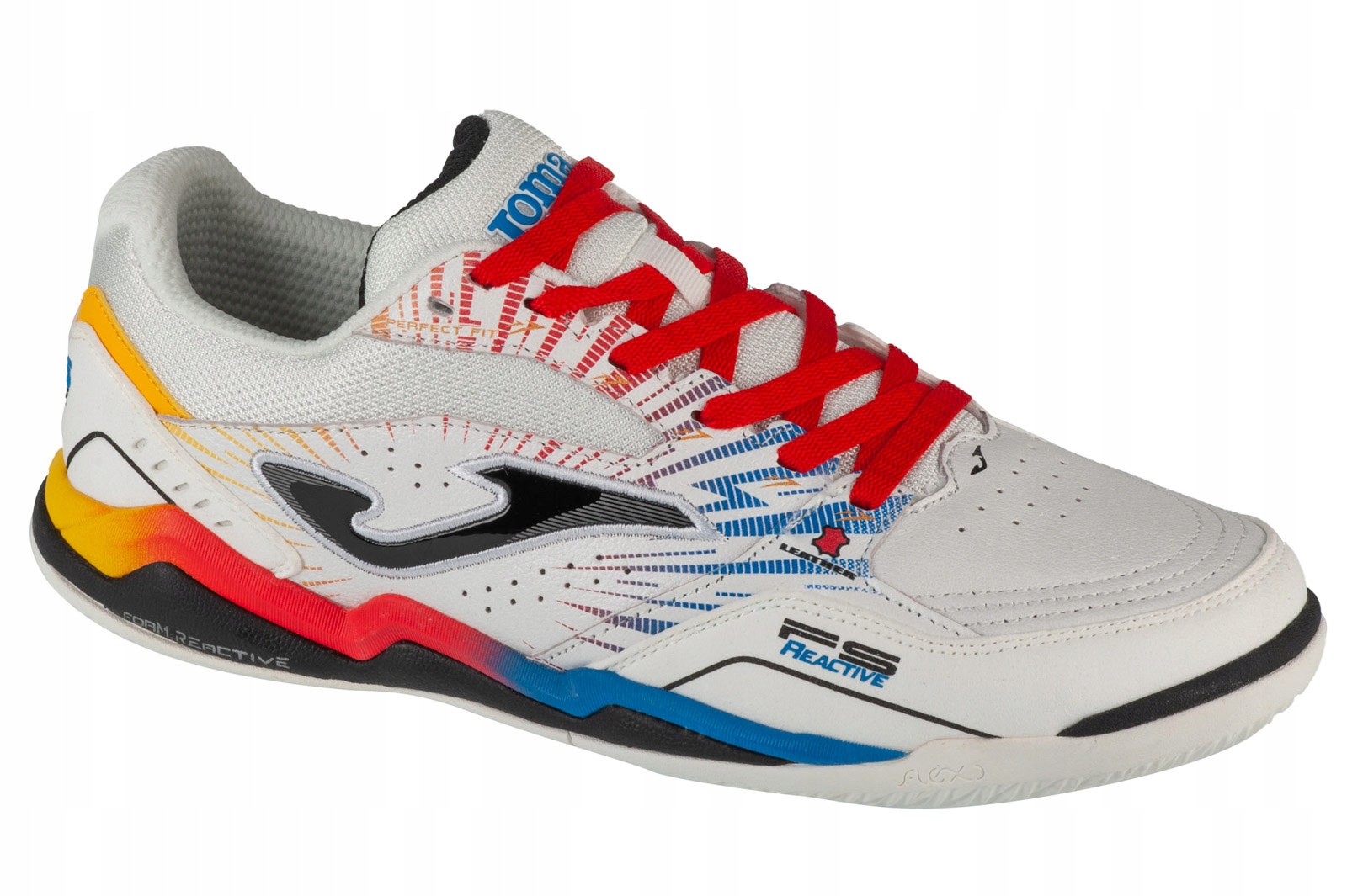 Joma Fs Reactive 2476 In [40,5] Pánské kožené halové boty bílé